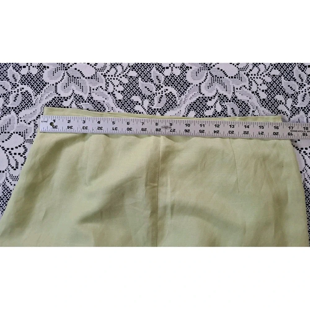 Sherry Taylor Collections Pants Suit XL Lime Green Short Sleeve‎ Elastic Waist